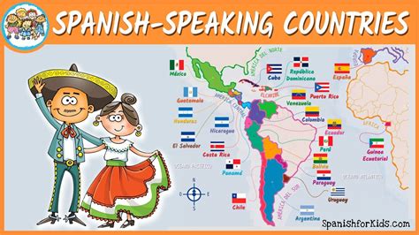 Map of Spanish Speaking Countries